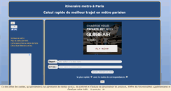 Desktop Screenshot of itineraire-metro.fr